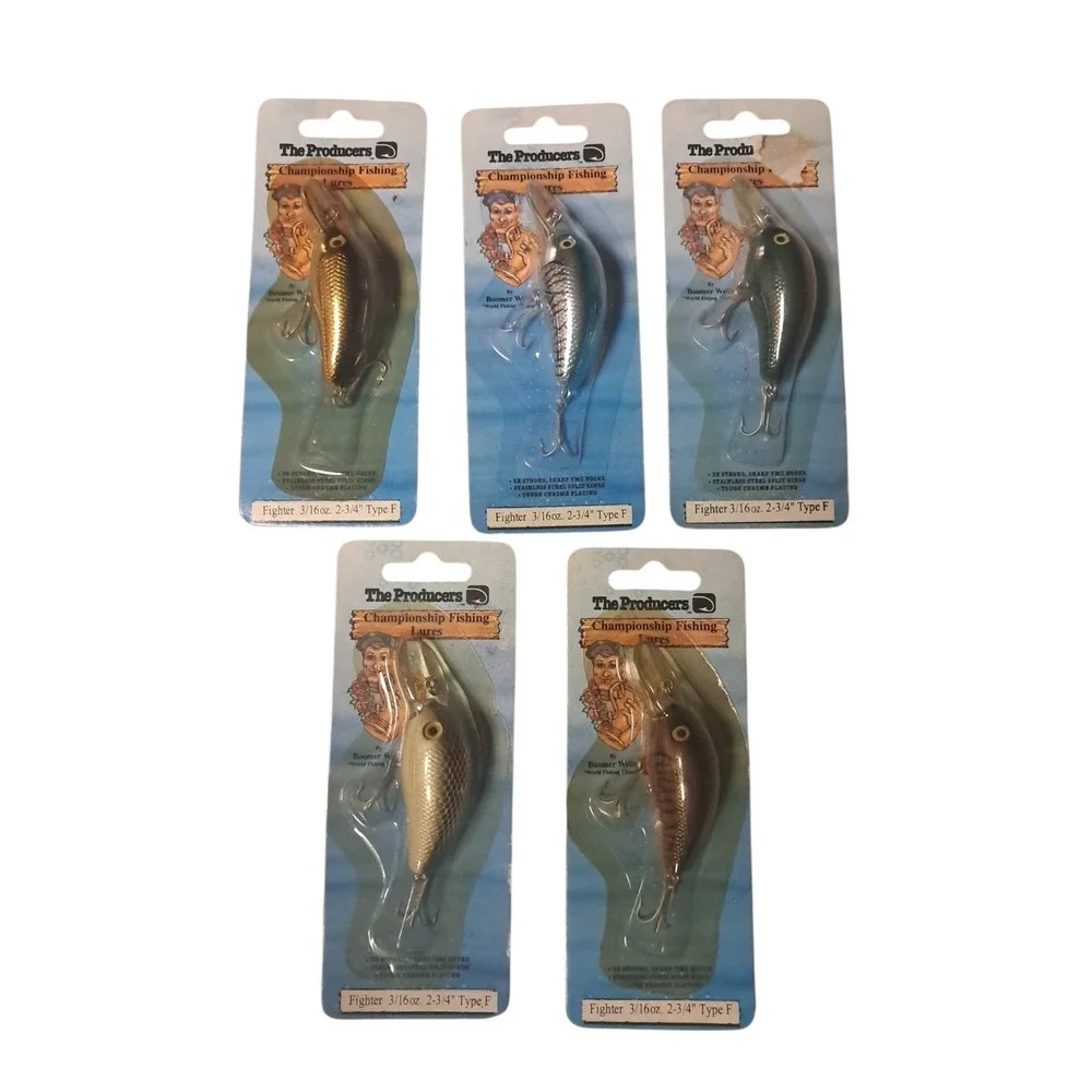 Fishing Lures Lot Of 5 Producers Championship Fishing Lures Fighter 3/16oz  F